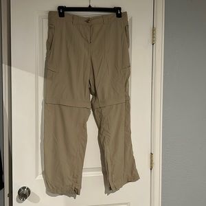 Exofficio convertible pants SZ 12, khaki